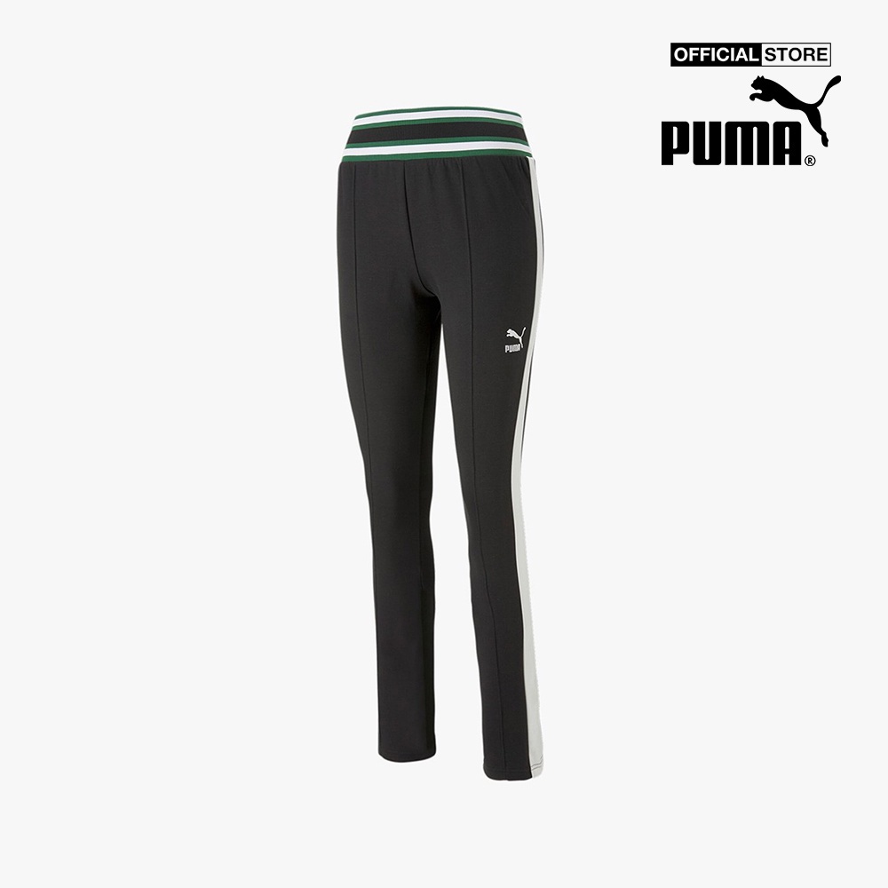 PUMA - Quần dài tập luyện nữ lưng thun T7 620259-01