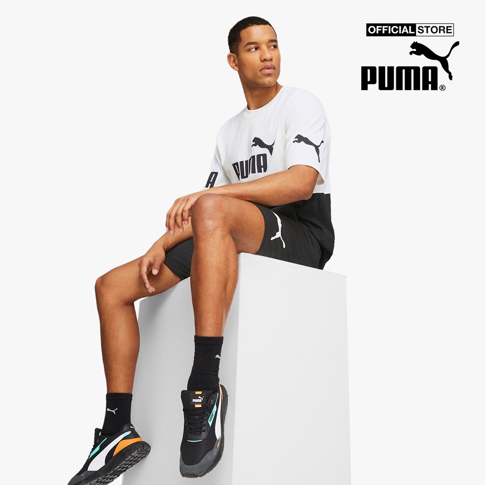 PUMA - Quần shorts tập luyện nam lưng thun Power 673379-01
