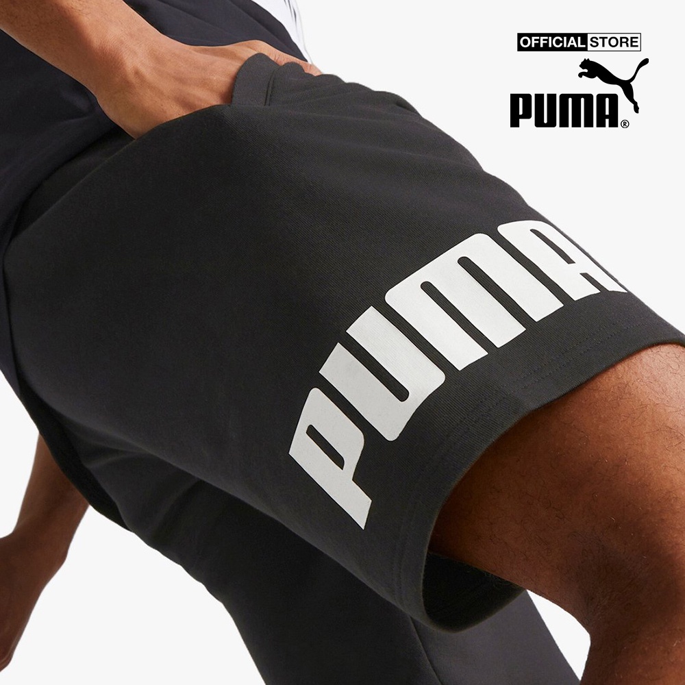 PUMA - Quần shorts tập luyện nam lưng thun Power 673379-01