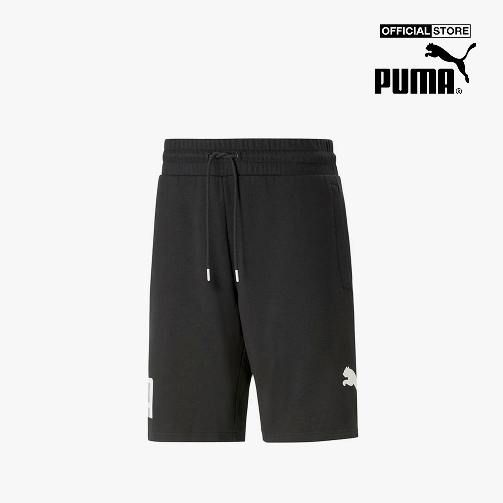 PUMA - Quần shorts tập luyện nam lưng thun Power 673379-01
