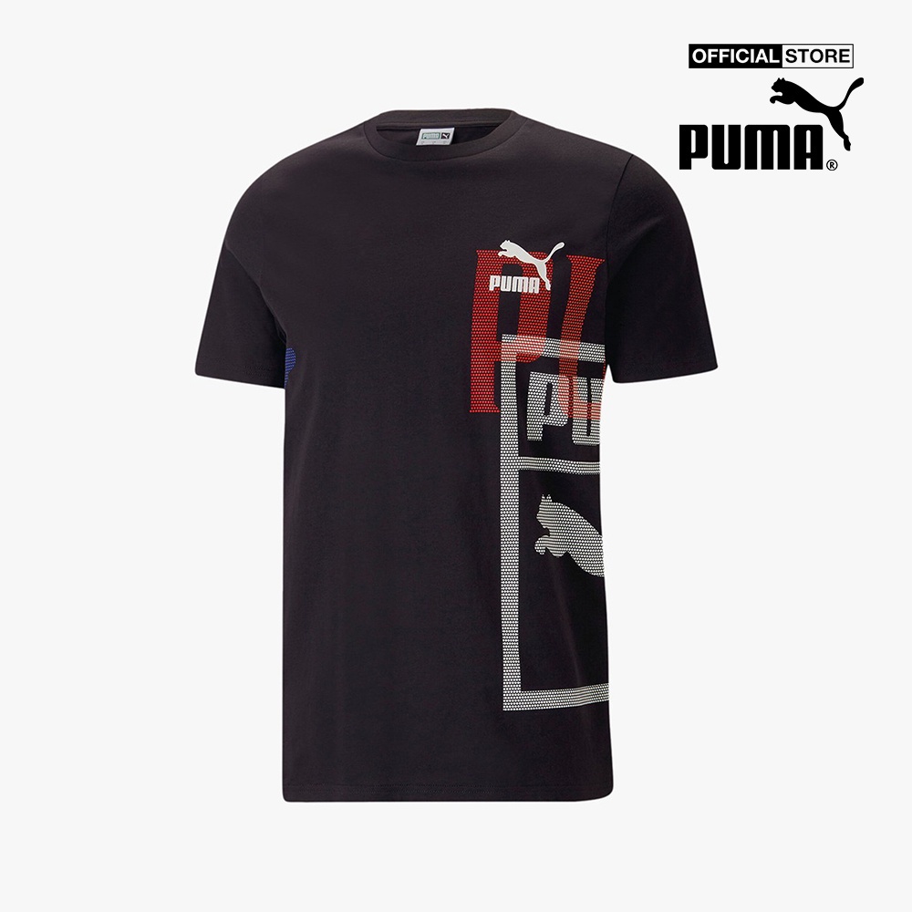 PUMA - Áo thun nam cổ tròn tay ngắn Classics Gen 538187-01