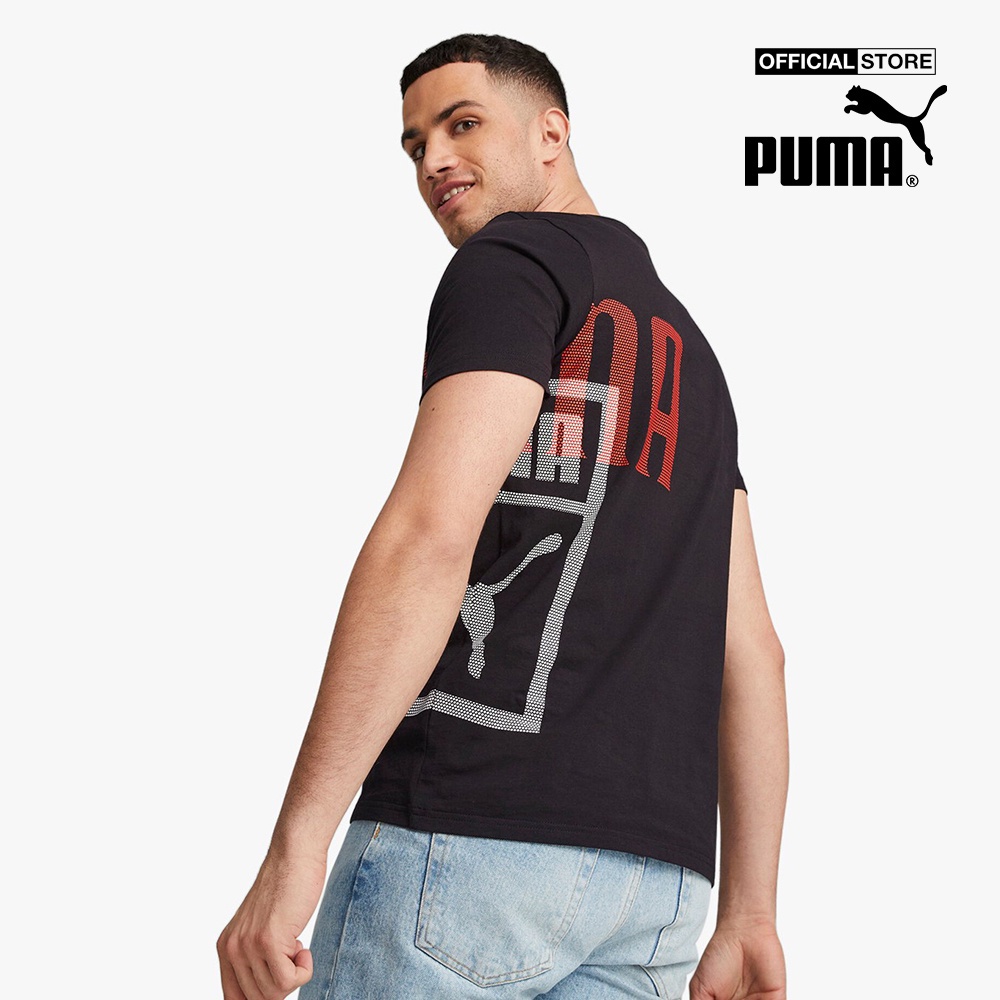 PUMA - Áo thun nam cổ tròn tay ngắn Classics Gen 538187-01