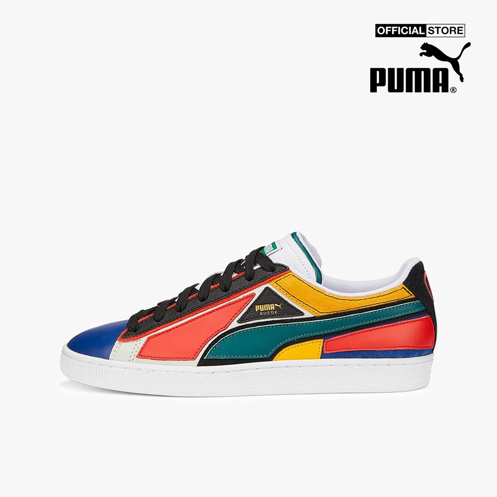 PUMA - Giày sneakers unisex cổ thấp Suede Layers 387480-01