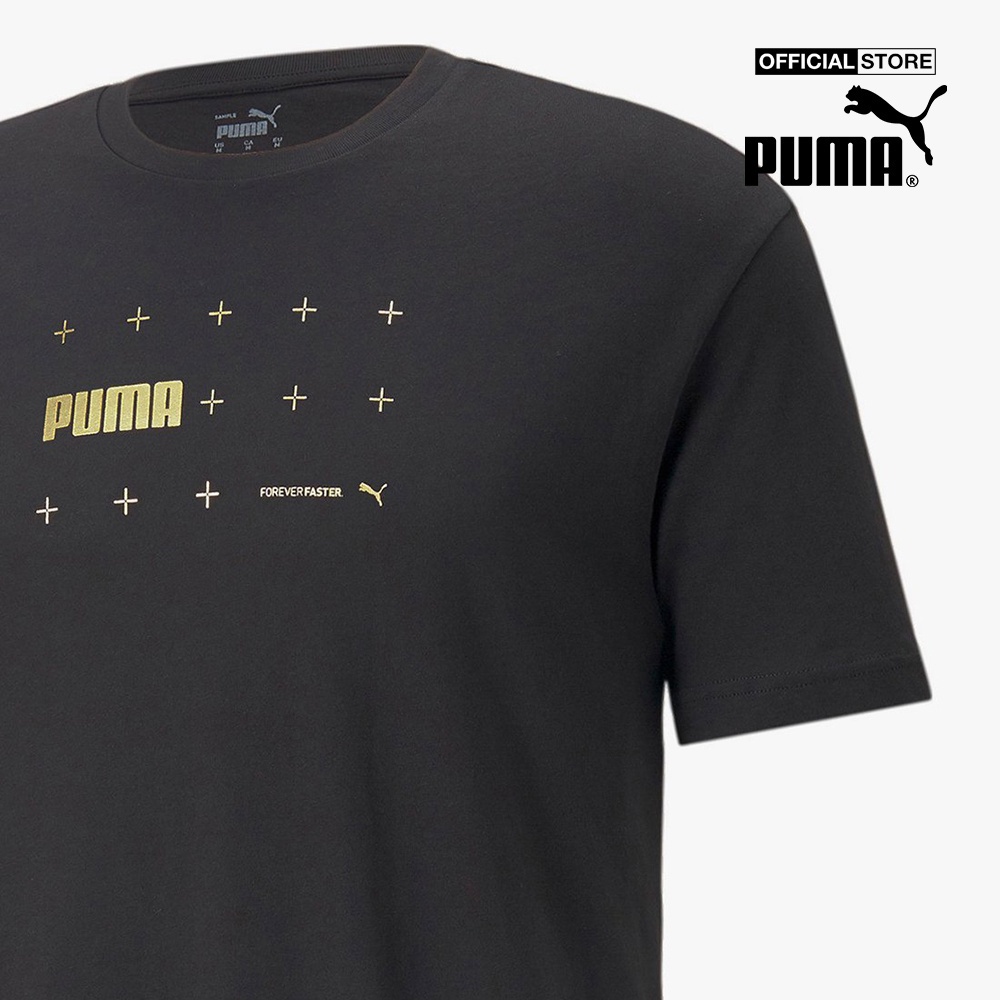 PUMA - Áo thun nam tay ngắn cổ tròn Foil Graphic 671769-01
