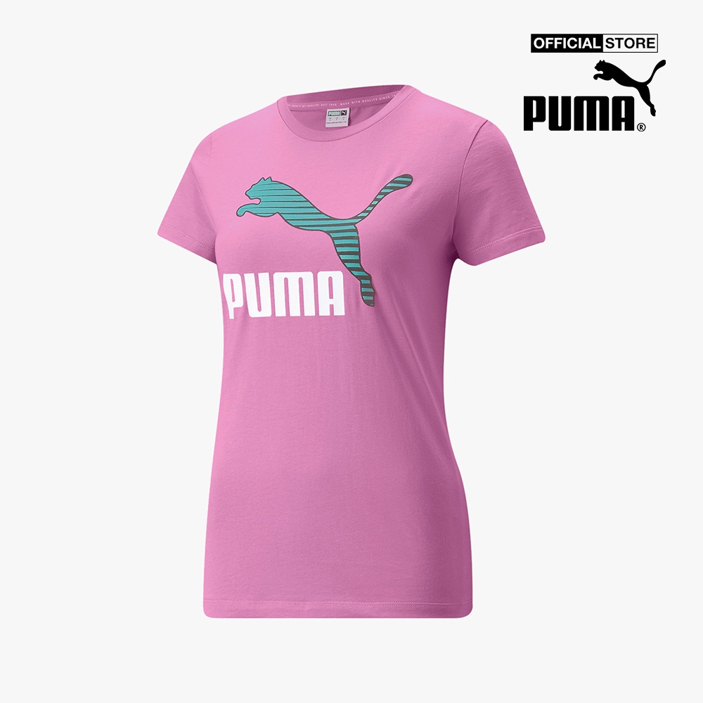 PUMA - Áo thun nữ tay ngắn Classics Logo Interest 534705-15