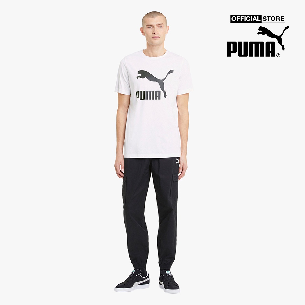 PUMA - Áo thun nam cổ tròn ngắn tay Classics Logo 530088-02
