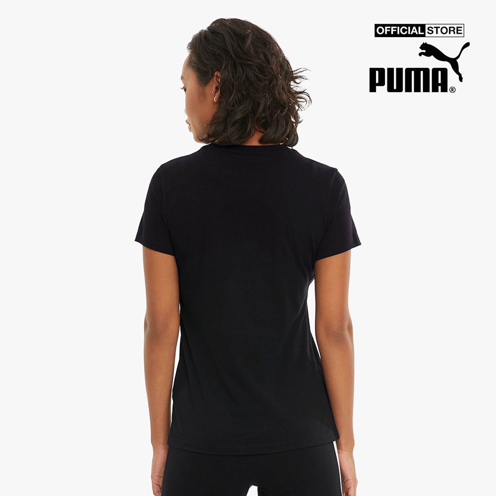 PUMA - Áo thun nữ tay ngắn cổ tròn Classics Logo 530076-01