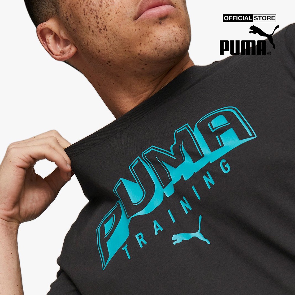 PUMA - Áo thun thể thao nam tay ngắn Training 522498-01