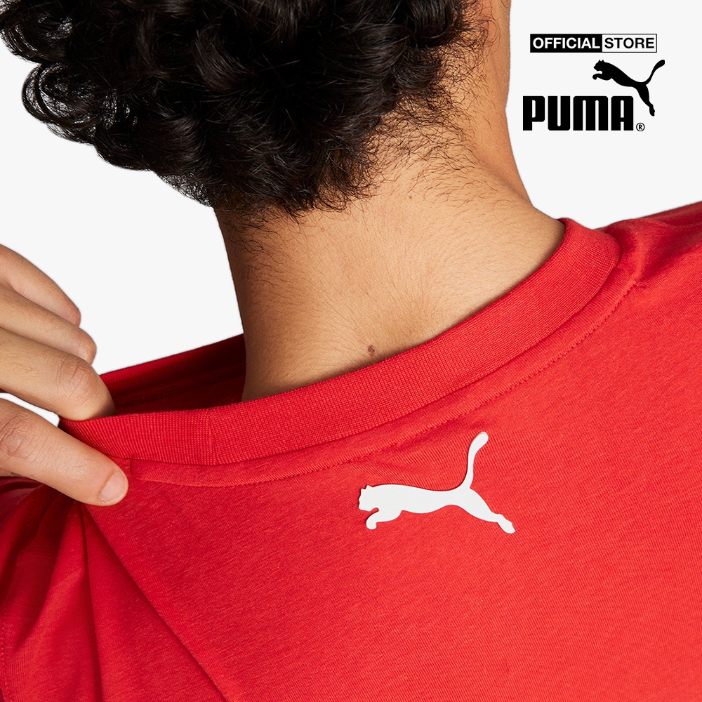 PUMA - Áo thun nam cổ tròn tay ngắn hiện đại 536490-01