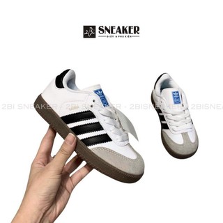 Giày trẻ em samba trắng cao cấp TE