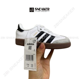 Giày trẻ em samba trắng cao cấp TE