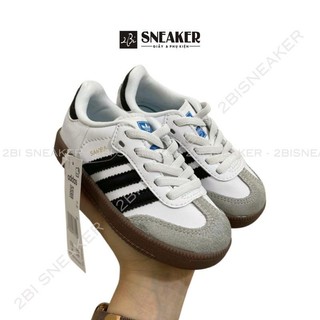 Giày trẻ em samba trắng cao cấp TE