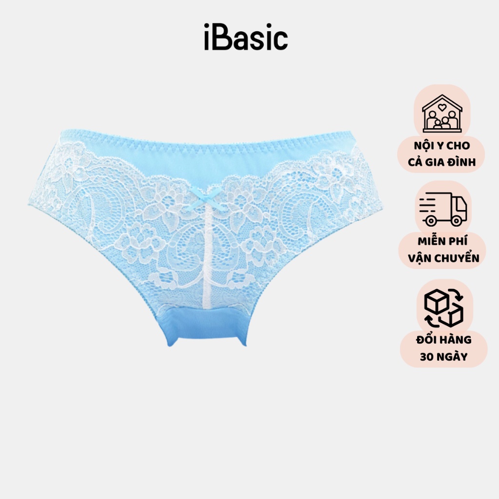 Quần lót nữ phối ren bikini iBasic V122