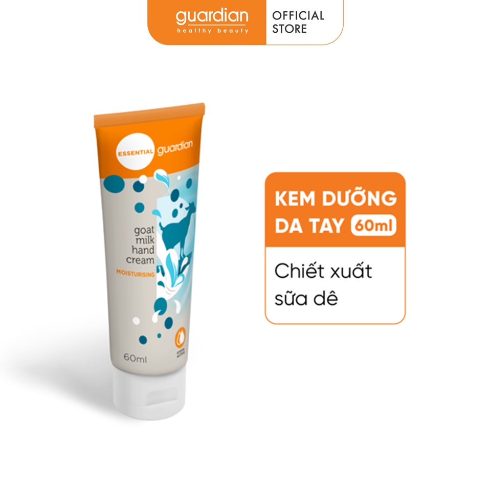 Kem Dưỡng Da Tay Dưỡng Ẩm Guardian Goat Milk Moisturising Hand Cream Chiết Xuất Sữa Dê 60ml