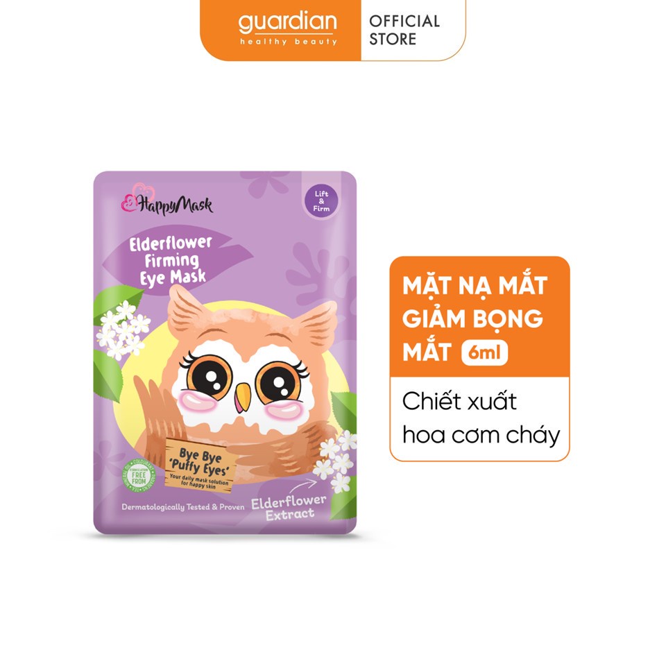 Mặt Nạ Mắt Hoa Elder Giảm Bọng Mắt Happy Mask Elder Flower Firming Eye Mask 6ml