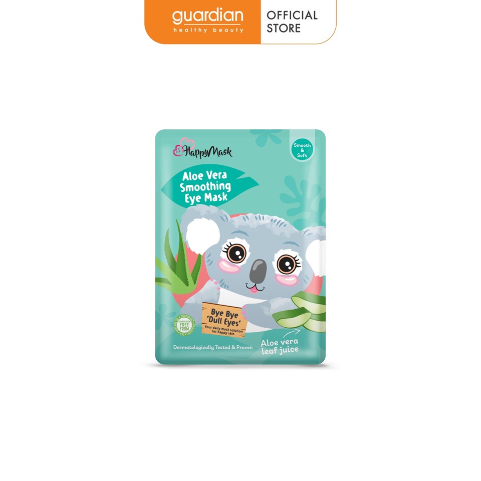 Mặt Nạ Mắt Làm Dịu Da Happy Mask Aloe Vera Smoothing Eye Mask Chiết Xuất Nha Đam 6ml
