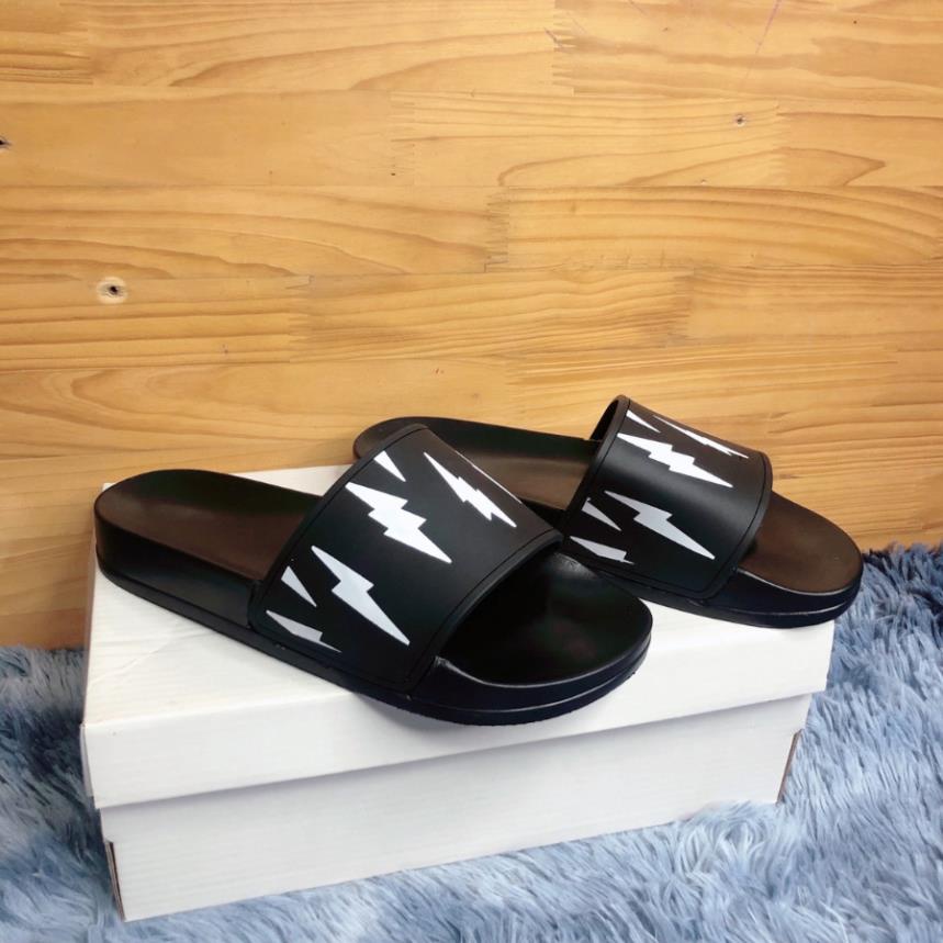 Dép quai ngang tia sét phong cách, ,full size 38-43,đế pu siêu nhẹ chống trơn trợt hợp thời trang.
