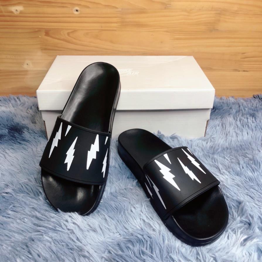 Dép quai ngang tia sét phong cách, ,full size 38-43,đế pu siêu nhẹ chống trơn trợt hợp thời trang.