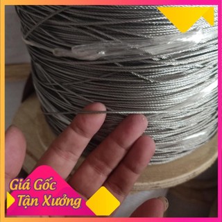 Cáp inox 304 (5 ly, 6 ly, 8 ly, 10 ly) cáp thép Hn