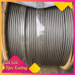 Cáp inox 304 (5 ly, 6 ly, 8 ly, 10 ly) cáp thép Hn