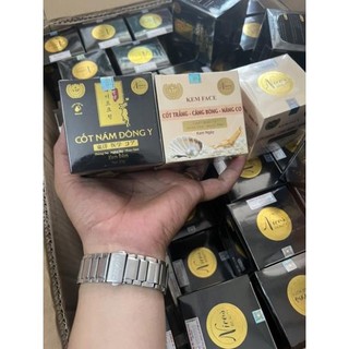 Bộ Kem Face Cốt nám Đông Y Nicos + Kem Cốt trắng nâng cơ Nicos Beauty