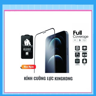 Kính Cường Lực Trong Suốt- Full Màn KingKong Cho iPhone 12 Pro Max Đến 7Plus-Apple House