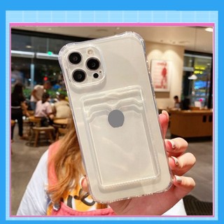 Ốp Lưng Iphone Trong Suốt Có Ngăn Đựng Thẻ,Đựng Ảnh Cho Iphone 13 Pro Max Đến 7 Plus - ZiZi House