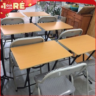 Bộ Bàn Ghế Gấp Gọn Học Sinh Sinh Viên Mở Lớp Học ( cao 70 mặt 40x60 cm)