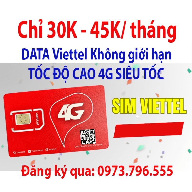 SIM 4G VIETTEL V90B, V120B vào mạng và gọi MIỄN PHÍ các gói, Viettel V150B, V200B, SD70, SD90, SD120, SD150 Sim 4G