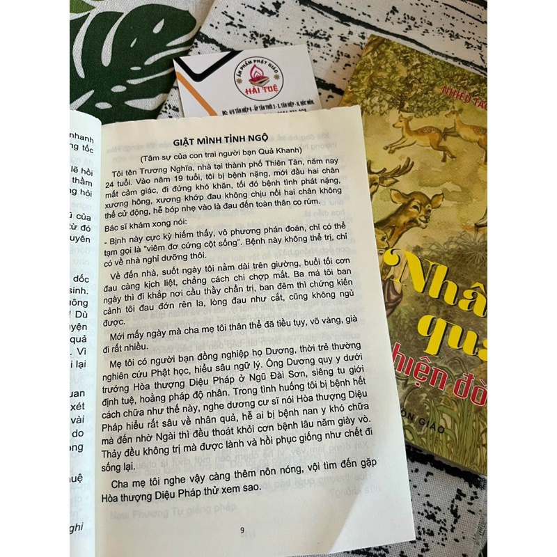 Sách - Nhân Quả Báo Ứng Hiện Đời