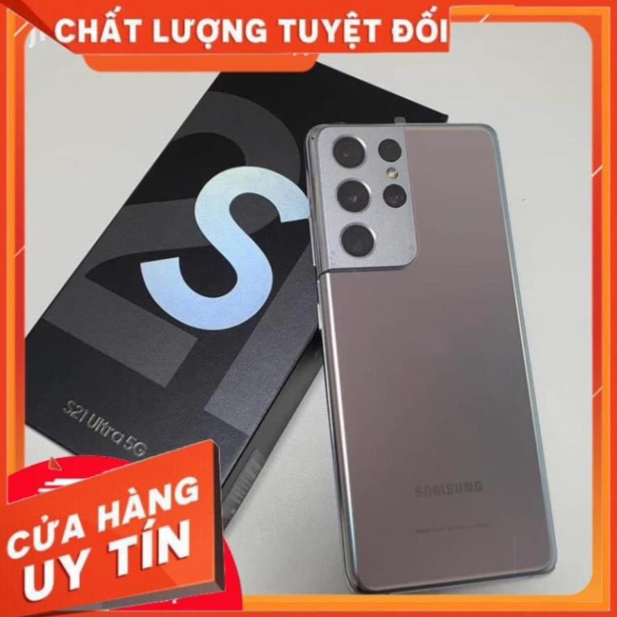 Điện thoại Samsung Galaxy S21 Ultra 5G 128GB Pin 5000mAh sạc nhanh 25W-Bh 12 tháng- 1 đổi 1 Toàn Quốc nguyên seal