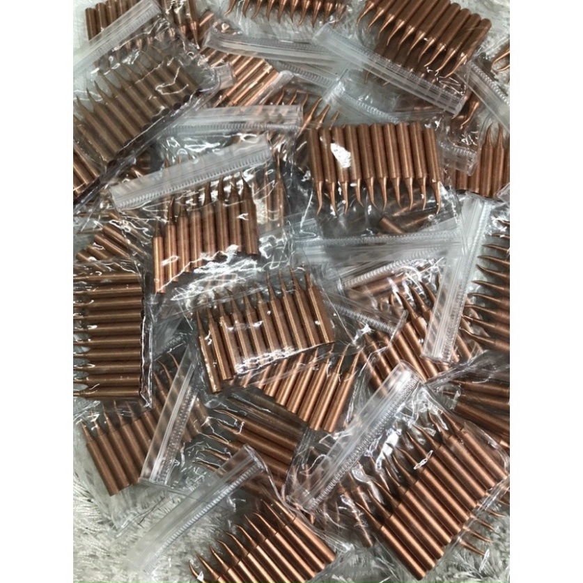 Combo 10 mũi hàn đồng cho mỏ hàn nhiệt 936