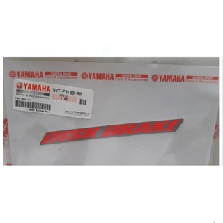Tem phuộc trước "Disk Brake" zin chính hãng Yamaha - Màu đỏ tươi .