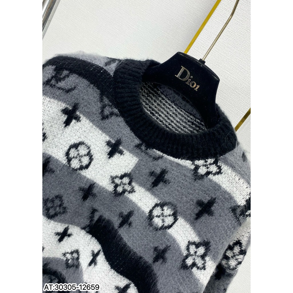 Áo Len Nam Nữ Cổ Bo Tròn Hàng Len Cao Cấp-Áo Len LV Hàng Loại 1 Cao Cấp Hottrend 2023