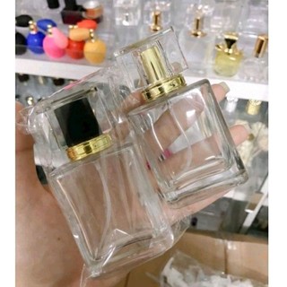 Vỏ chai chiết nước hoa 30ml 50ml hình chữ nhật/ chai đựng dầu thơm 50ml