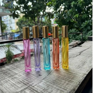 Lọ Chiết Nước Hoa 10ml hình trụ cao dày/ vỏ chiết nước hoa rỗng 10ml
