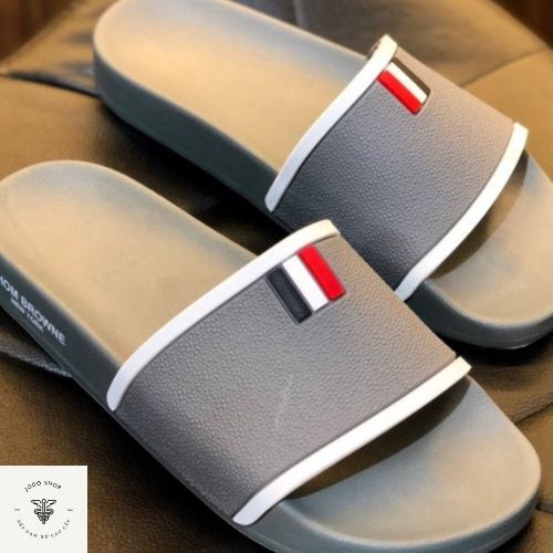 Dép Nam Nữ đẹp Thom Browne CAO CẤP vân chìm siêu nét, quai ngang thời trang trẻ xỏ ngón thể thao cá tính Jodosh