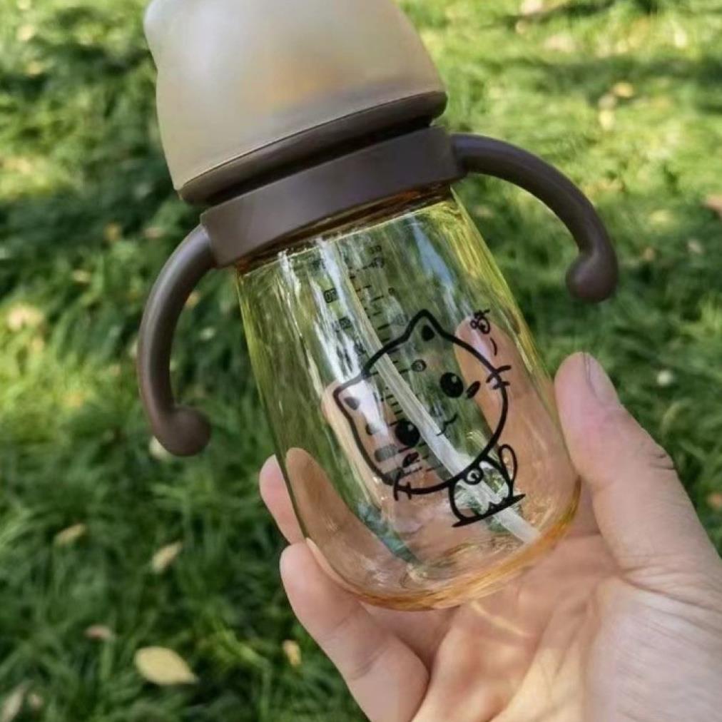 Bình sữa cổ rộng mèo kitty 300ml