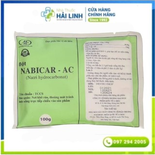 Muối đa năng nabicar loại 100gr ⚡️ tặng quà ⚡️ tạo kiềm