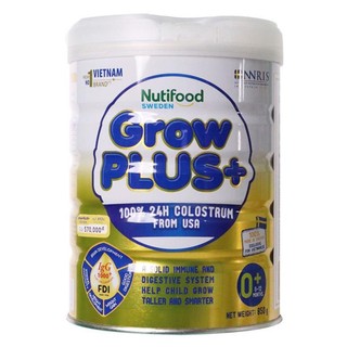 Sữa nutifood growplus+ vàng cho bé trên 1 tuổi 850g
