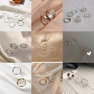 Set nhẫn nam nữ hợp kim nhiều kiểu dáng nhiều phong cách rrfghdfhftsj