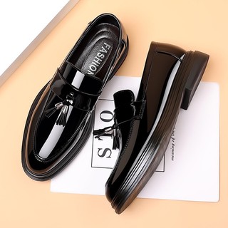 Giày lười nam da bóng bigsize cho người chân to size 45-48