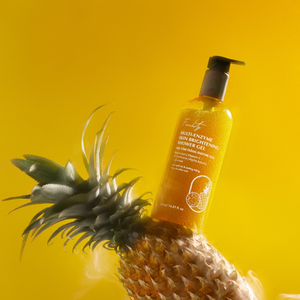 Bộ sản phẩm Dứa dưỡng trắng da dành cho tông da vàng khó trắng Freshity