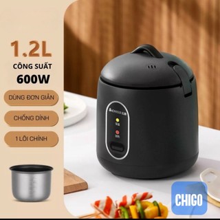 Nồi cơm điện mini Chigo Chính Hãng 1.2L nồi nấu đa năng nấu cơm - xào - hấp - luộc -chiên