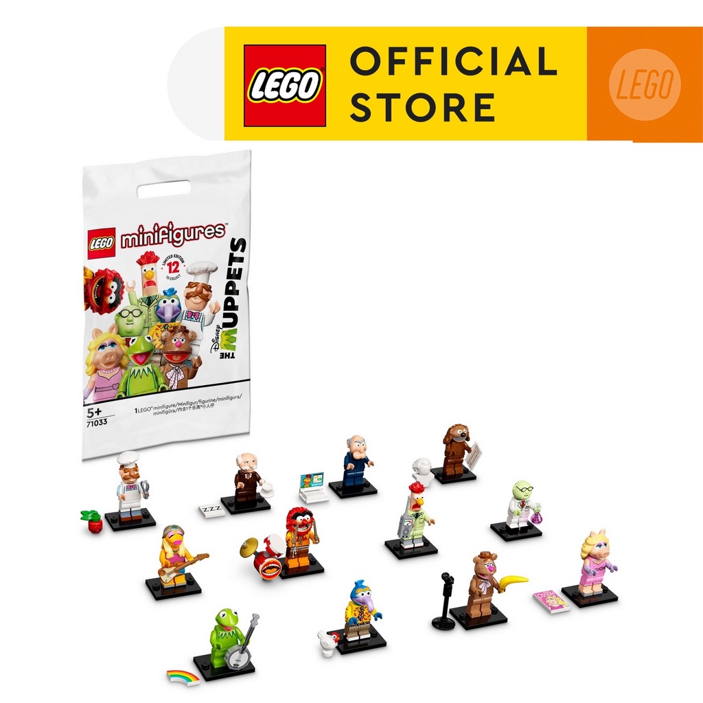 LEGO Minifigures 71033 Nhân Vật LEGO The Muppets (7 chi tiết | 1 nhân vật/ gói)