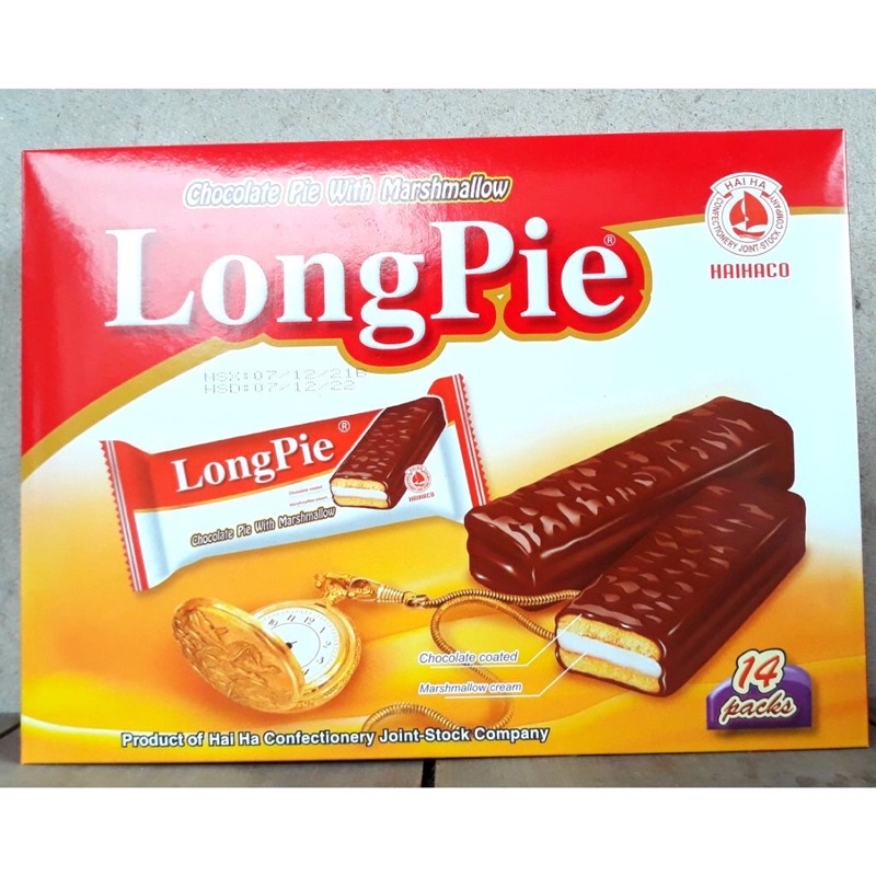 Bánh Long Pie Sô Cô La Hải Hà Hộp 252g