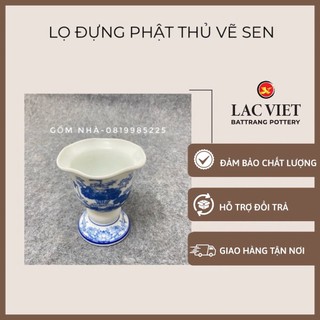 Lọ/ cốc đựng phật thủ thắp hương - đồ thờ tâm linh Bát Tràng