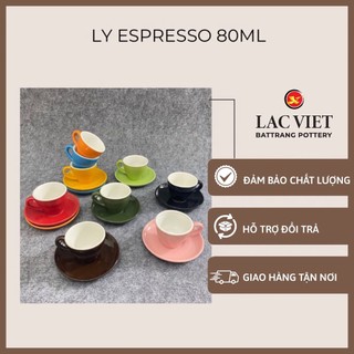 (TẶNG THÌA)Tách uống cafe espresso/ cà phê máy - coffee / Tách uống trà Bát Tràng