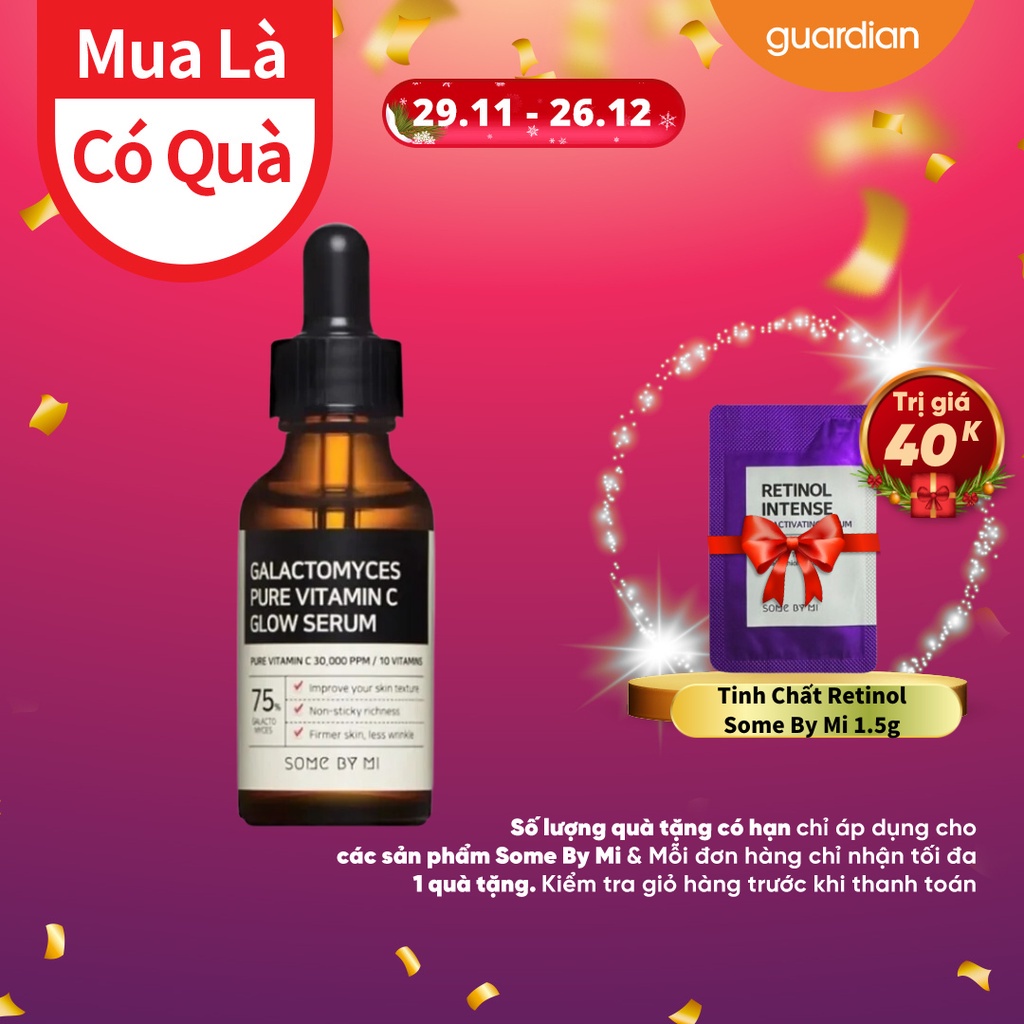 Tinh Chất Dưỡng Sáng Da Galactomyces Pure Vitamin Glow Serum Some By Mi 30ml