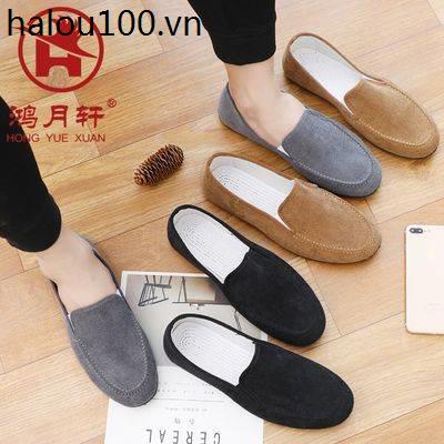 Giày Lười Vải Đế Mềm Thời Trang Cho Nam
